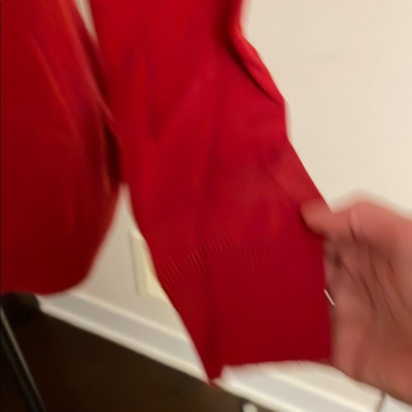 Ralph Lauren Red Cowl Neck Sweater - Picture 3 of 8